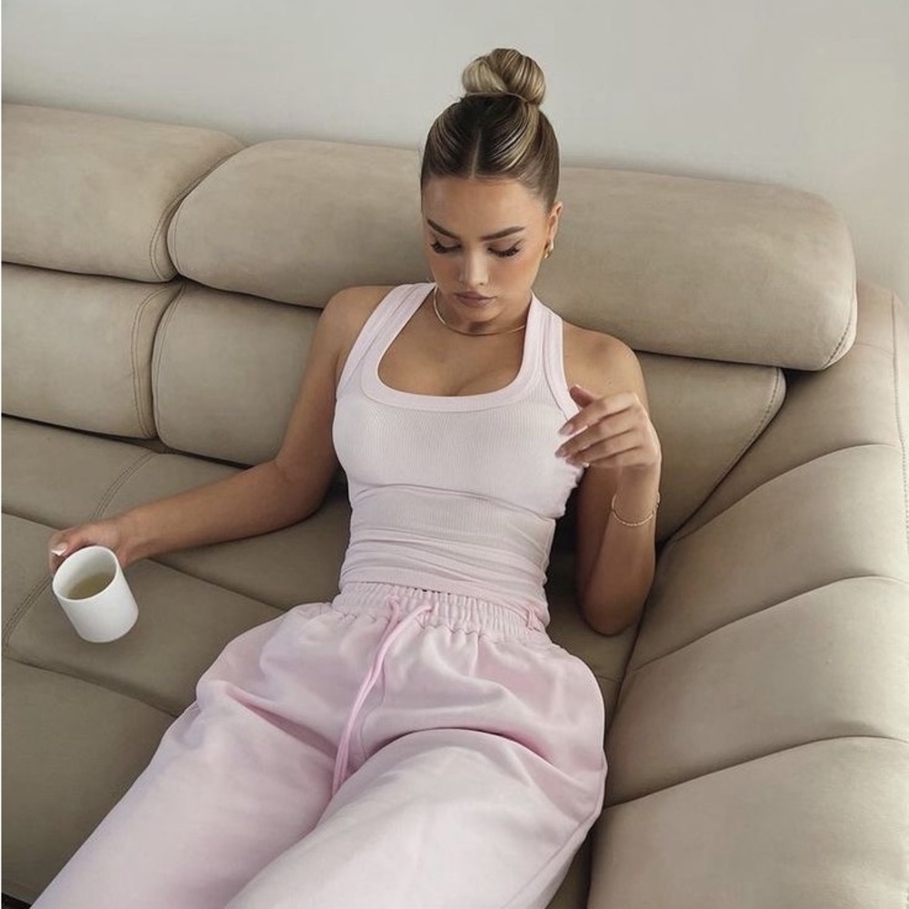 NWT | FREE PEOPLE INTIMATES ROSE PINK PLUNGE KEEP IT SLEEK SLEEVELESS BODYSUIT